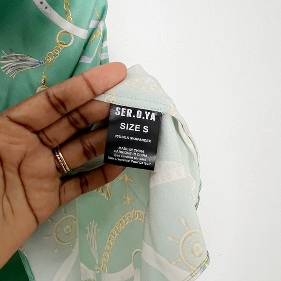 NEW SER.O.YA Farrah Silk Dress - Picture 5 of 6